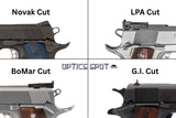 1911 [BoMar Cut] red dot mount | type S [RMSc DPP K-series footprint] - Ubitzu