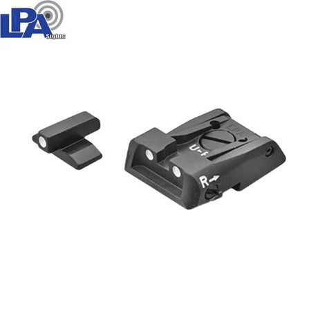 Beretta 92X Performance adjustable sights | white dots - Ubitzu
