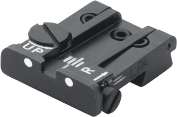 Browning Hi-Power [Sport Vigilante Mark III Practical HP40] înălțător reglabil | puncte albe - Ubitzu