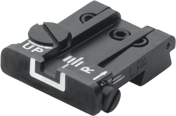 Browning Hi-Power [Sport Vigilante Mark III Practical HP40] înălțător reglabil | linii albe - Ubitzu