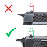 Browning Hi-Power [Vigilante Mark III Practical HP40] organe de ochire reglabile | blank - Ubitzu