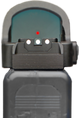 CZ P-10 Optics Ready semi-adjustable co-witness sights | white dots - Ubitzu