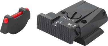 Ruger [P90 P91 P93 P94 P95 P97] organe de ochire reglabile | fibră optică - Ubitzu