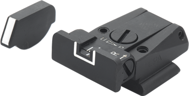 Ruger [P90 P91 P93 P94 P95 P97] organe de ochire reglabile | linii albe - Ubitzu