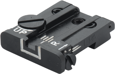Sig [P220 P225 P226 P227 P229 P320] înălțător reglabil | linii albe - Ubitzu