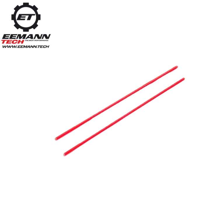 Inserții universale din fibră optică pentru organe de ochire | set din 2 piese - Roșu 1.0 mm - Ubitzu